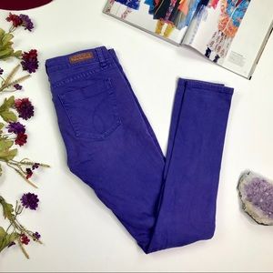 [Calvin Klein] Cobalt Blue Skinny Jeans Size 2